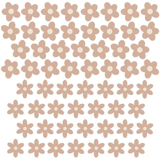 Stickers muraux - marguerites 59 pcs