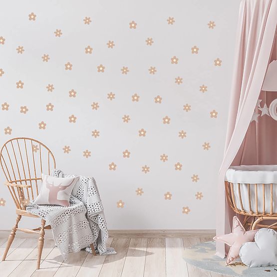 Stickers muraux - marguerites 59 pcs