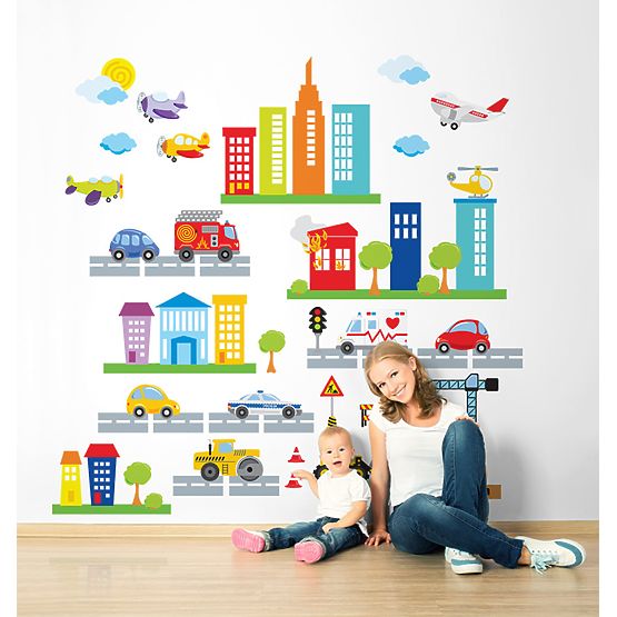 Stickers muraux VILLE