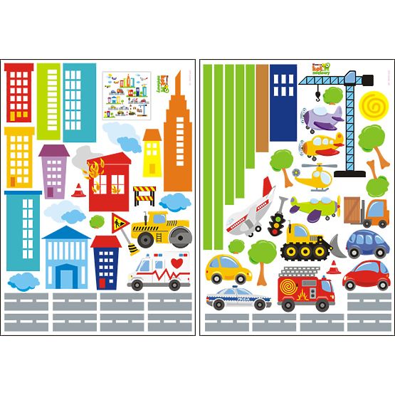 Stickers muraux VILLE