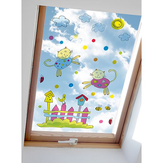 Stickers pour fenêtre - Chats - 0,3 m2