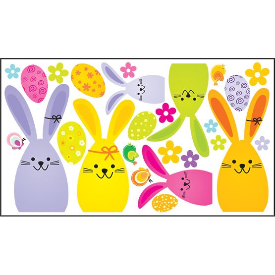 Stickers pour fenêtre - Pâques