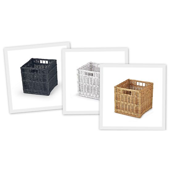 stockage osier boîte boisé