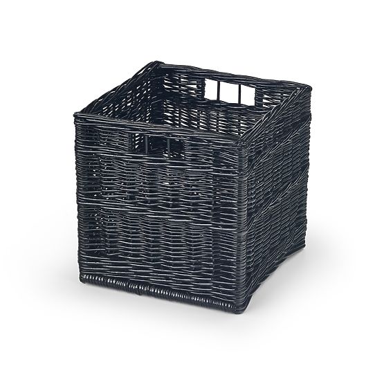 stockage osier boîte boisé