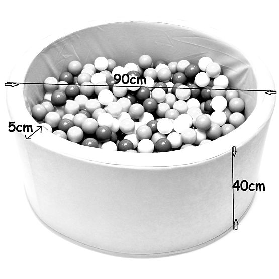 Suchý bazén s míčky béžový