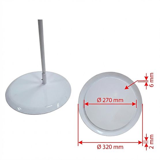 Support de baldaquin autoportant