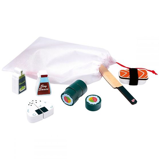 Sushi en bois - Puzzle 3D