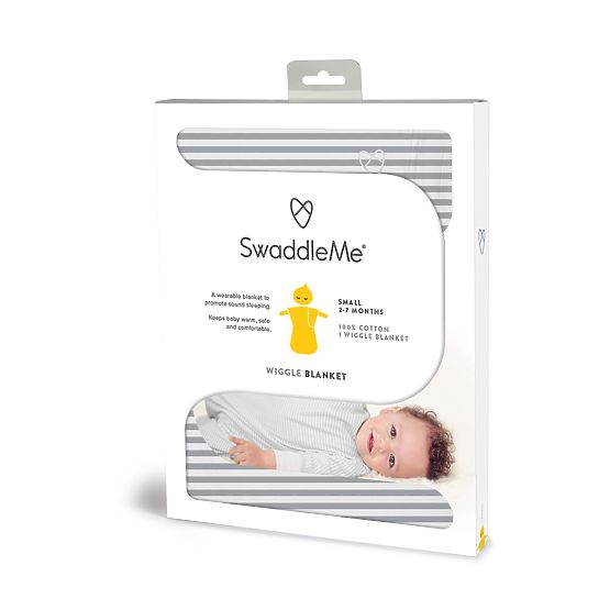 SwaddleMe - Pour enfants dormir sac Wiggle L - Blancs étoiles