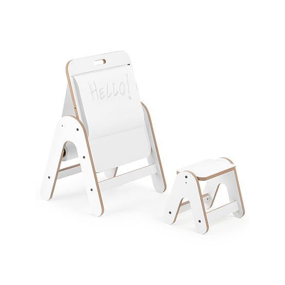 Table avec tableau Massam - Blanche