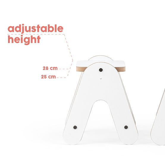 Table avec tableau Massam - Blanche