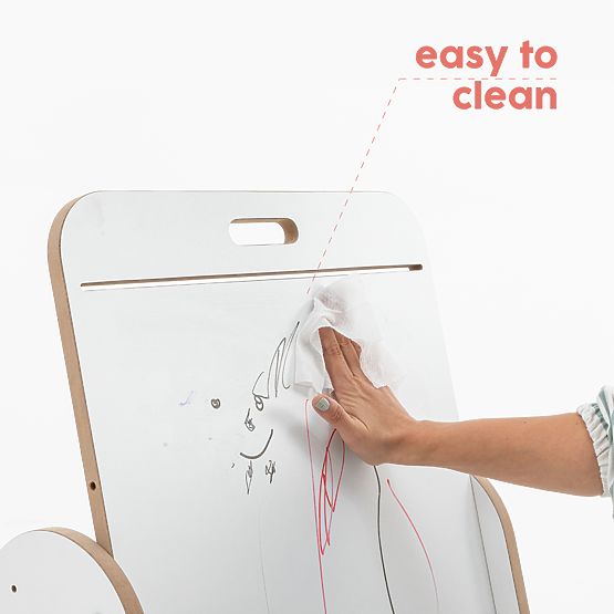 Table avec tableau Massam - Blanche