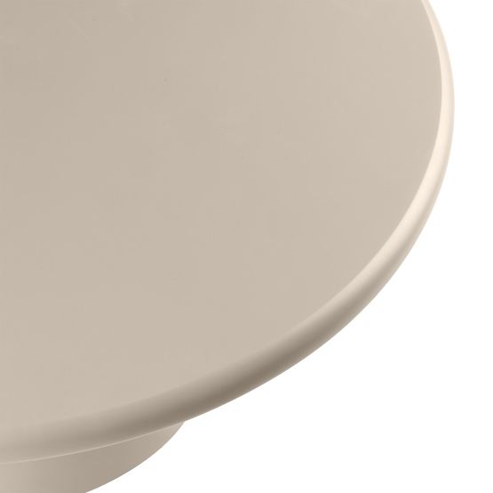 Table basse Arce 80 cm, beige foncé, mat