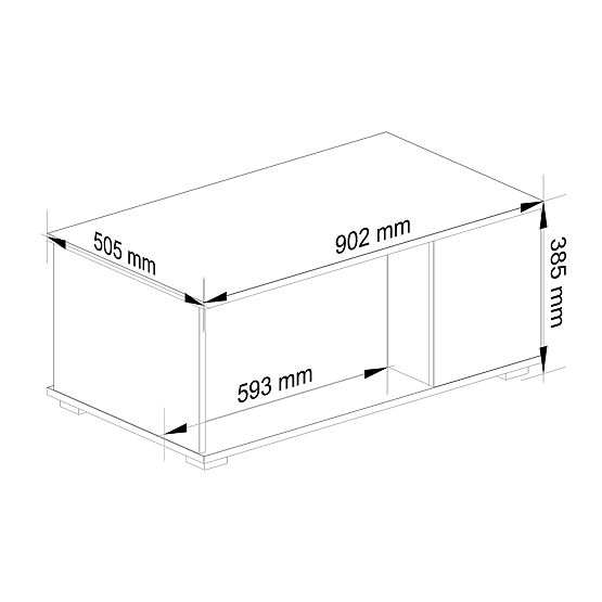 TABLE BASSE JULIET BLANCHE