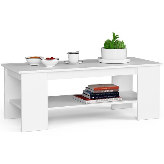 TABLE BASSE KAMI BLANC