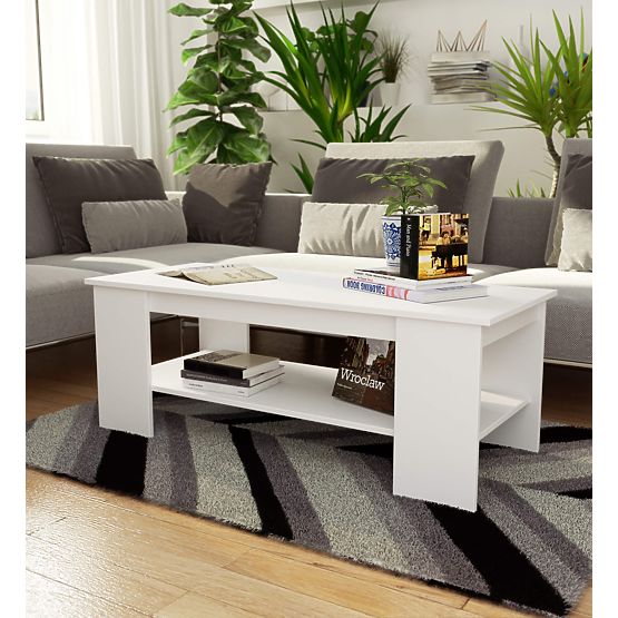 TABLE BASSE KAMI BLANC