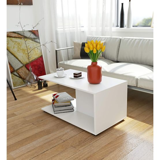 TABLE BASSE MARGO BLANC