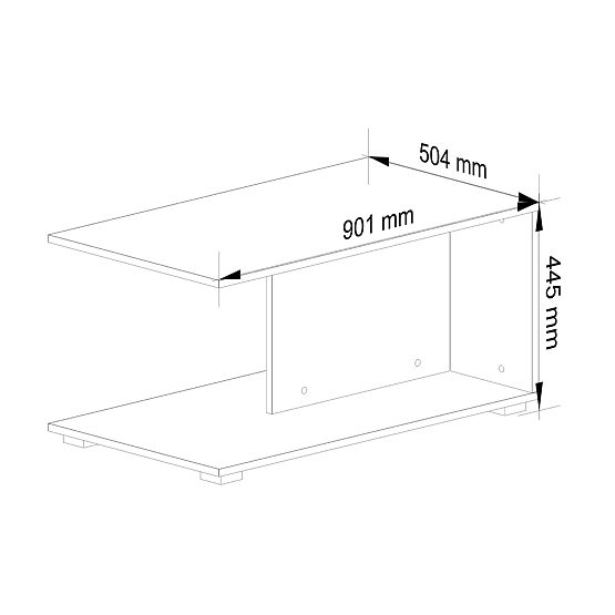 TABLE BASSE MARGO CHÊNE SONOMA