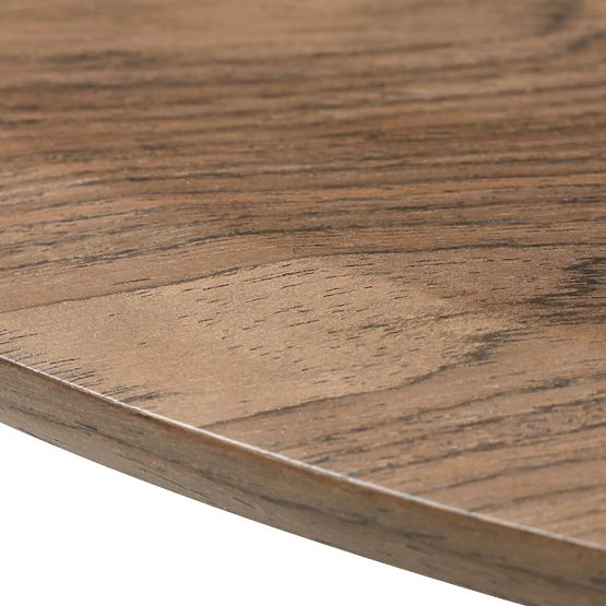 Table basse Noku 80 cm, noyer foncé