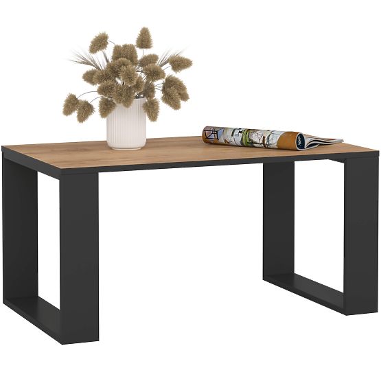 TABLE BASSE NOX CHÊNE CRAFT / NOIR