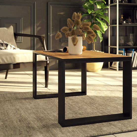 TABLE BASSE NOX CHÊNE CRAFT / NOIR