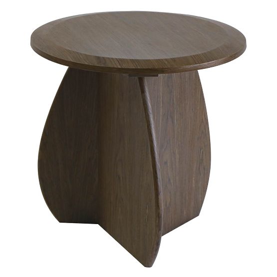 Table d'appoint Noku 50 cm, noyer foncé