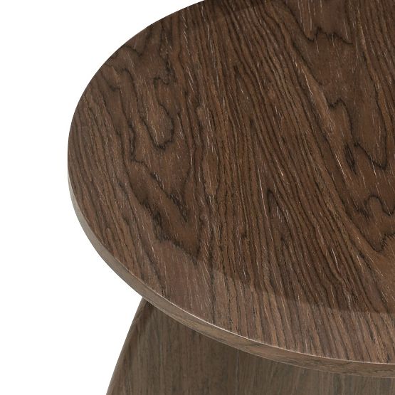 Table d'appoint Noku 50 cm, noyer foncé