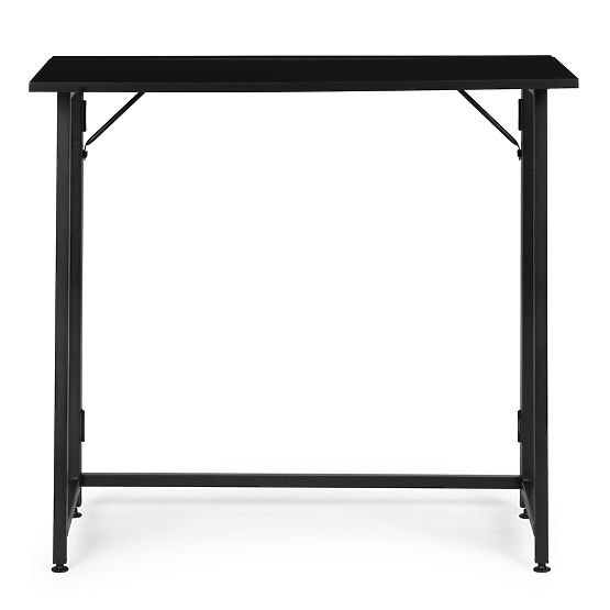Table d'ordinateur pliant 80x45 cm table pour ordinateur portable noir ModernHome