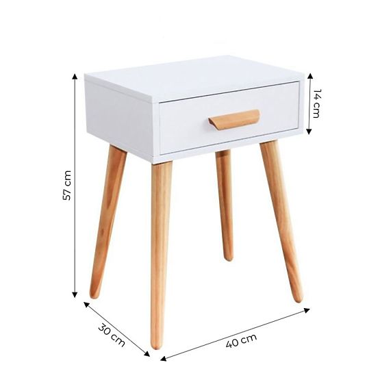 Table de chevet avec tiroir LANA