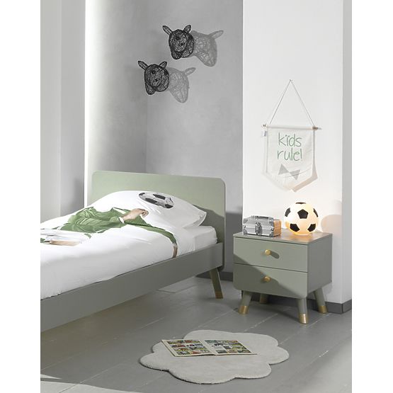 Table de chevet Billy - vert olive