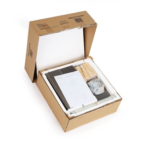 Table de chevet noire NORLA