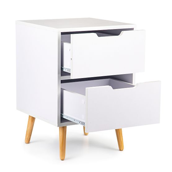Table de chevet NORLA blanche