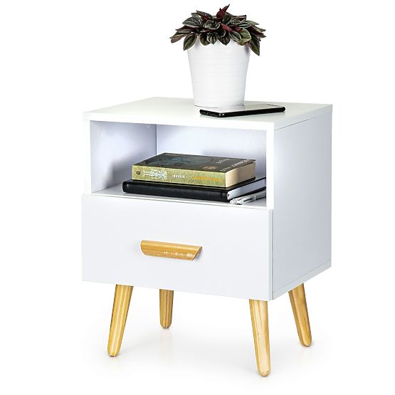 Table de chevet SCANDI avec tiroir