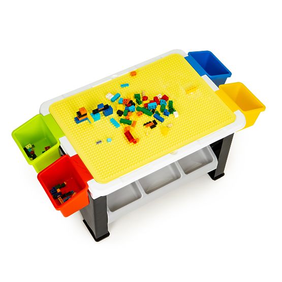 Table de jeu et de construction de blocs pour enfants