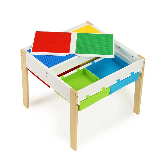 Table en bois pour enfants avec chaises Creative