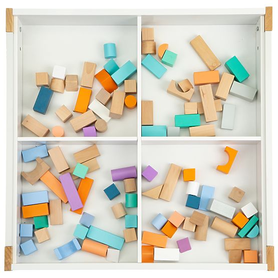 Table enfant en bois avec chaises Naturel