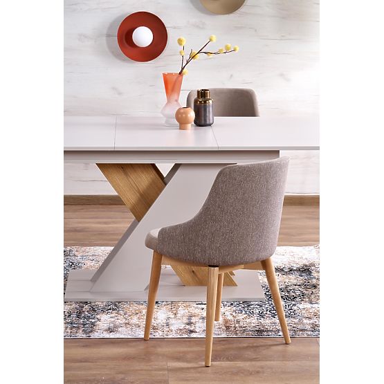 Table extensible XARELTO cachemire - chêne cremona