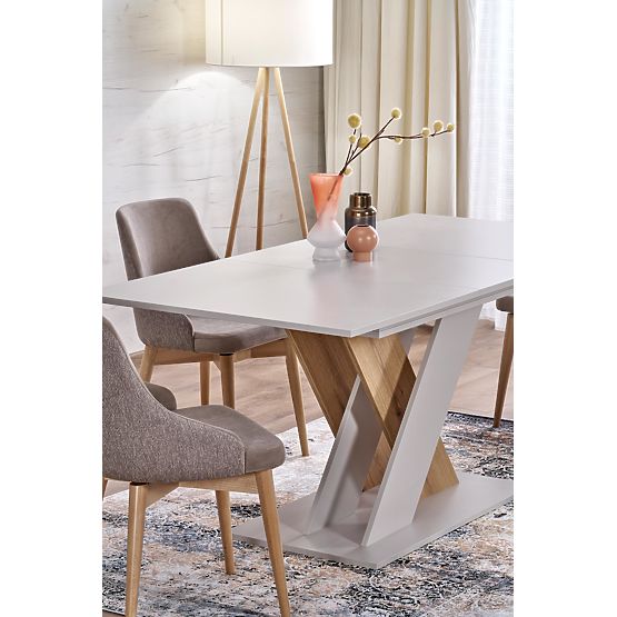 Table extensible XARELTO cachemire - chêne cremona