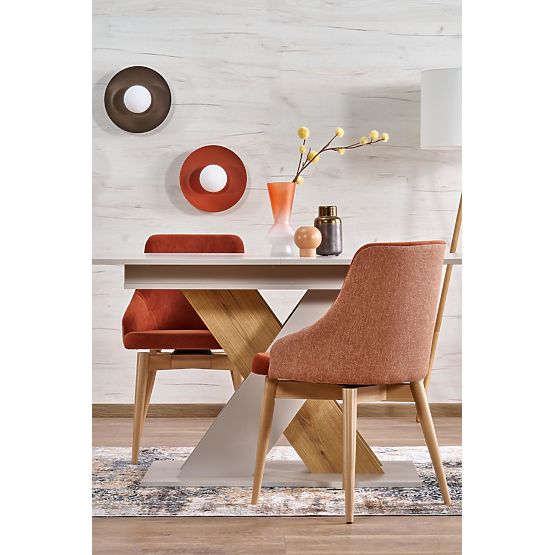 Table extensible XARELTO cachemire - chêne cremona