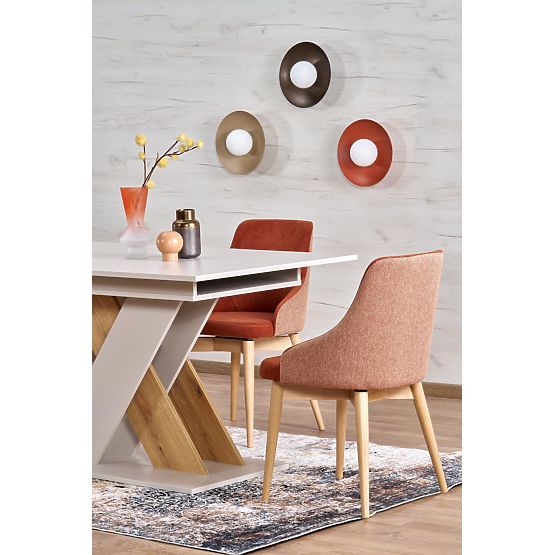 Table extensible XARELTO cachemire - chêne cremona