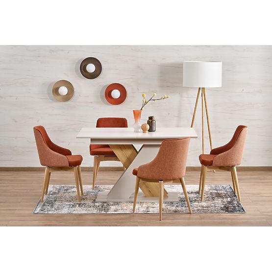 Table extensible XARELTO cachemire - chêne cremona
