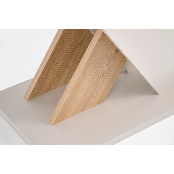 Table extensible XARELTO cachemire - chêne cremona