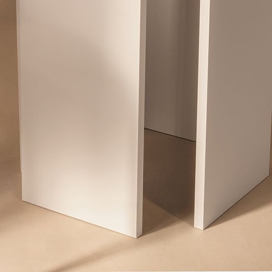 Table à manger Gasper 100 cm, carré, couleur cachemire