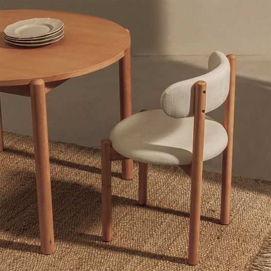 Table à manger Yoko 110,5 cm, rond, naturel