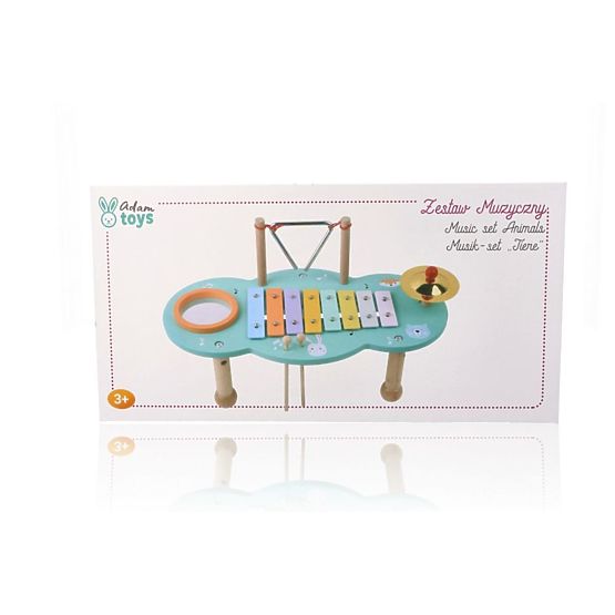 Table musicale avec des animaux