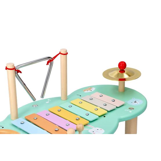 Table musicale avec des animaux