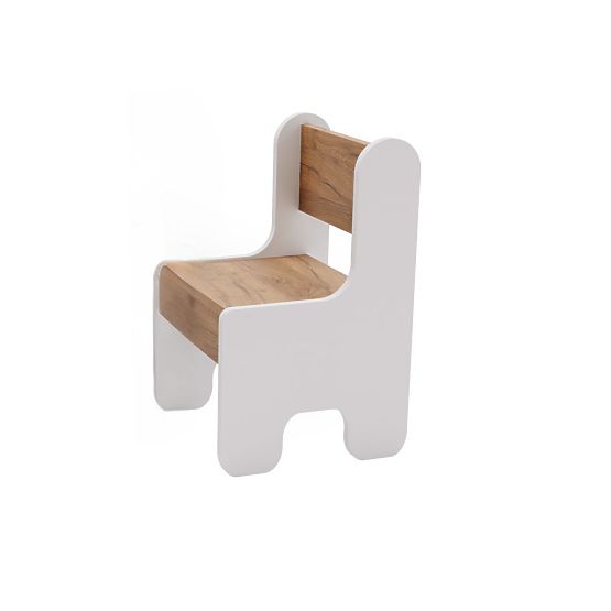 table pour enfant Timi + chaise couleur blanc / chêne craft doré