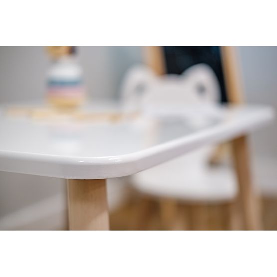 Table pour enfants avec chaises - Chat - blanc