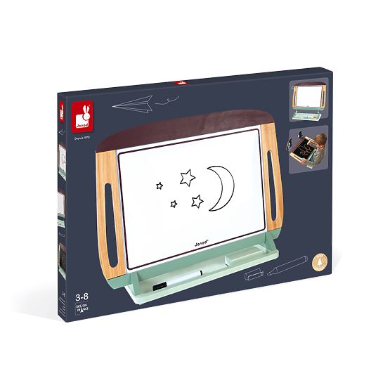 Tableau blanc magnétique de bureau portable Janod