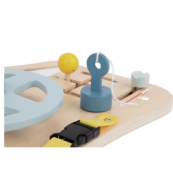Tableau d'activités sensoriel - voiture avec volant
