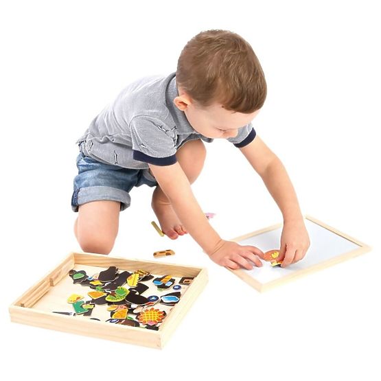 Tableau double face avec aimants